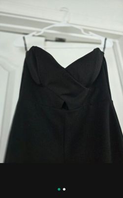 Heart Shaped Strapless Jumpsuit- L