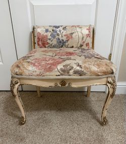 French Provincial Vanity Chair