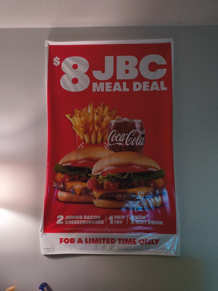 Wendy's JBC Meal Poster