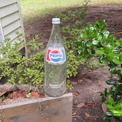 32 Ounce Pepsi Glass Bottle