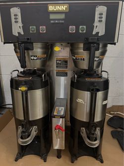 BUNN Dual TF DBC Commercial Coffee Brewer + 2 ThermoFresh Servers – Complete System