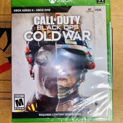 XBOX CALL OF DUTY BLACK OPS - COLD WAR
