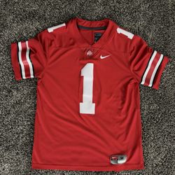 MENS NIKE OHIO STATE OSU BUCKEYES SCARLET RED #1 LIMITED FOOTBALL JERSEY MEDIUM