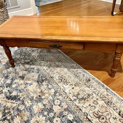 Coffee Table Cherry Wood Antique