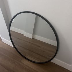 Large Round Mirror 37 Inch