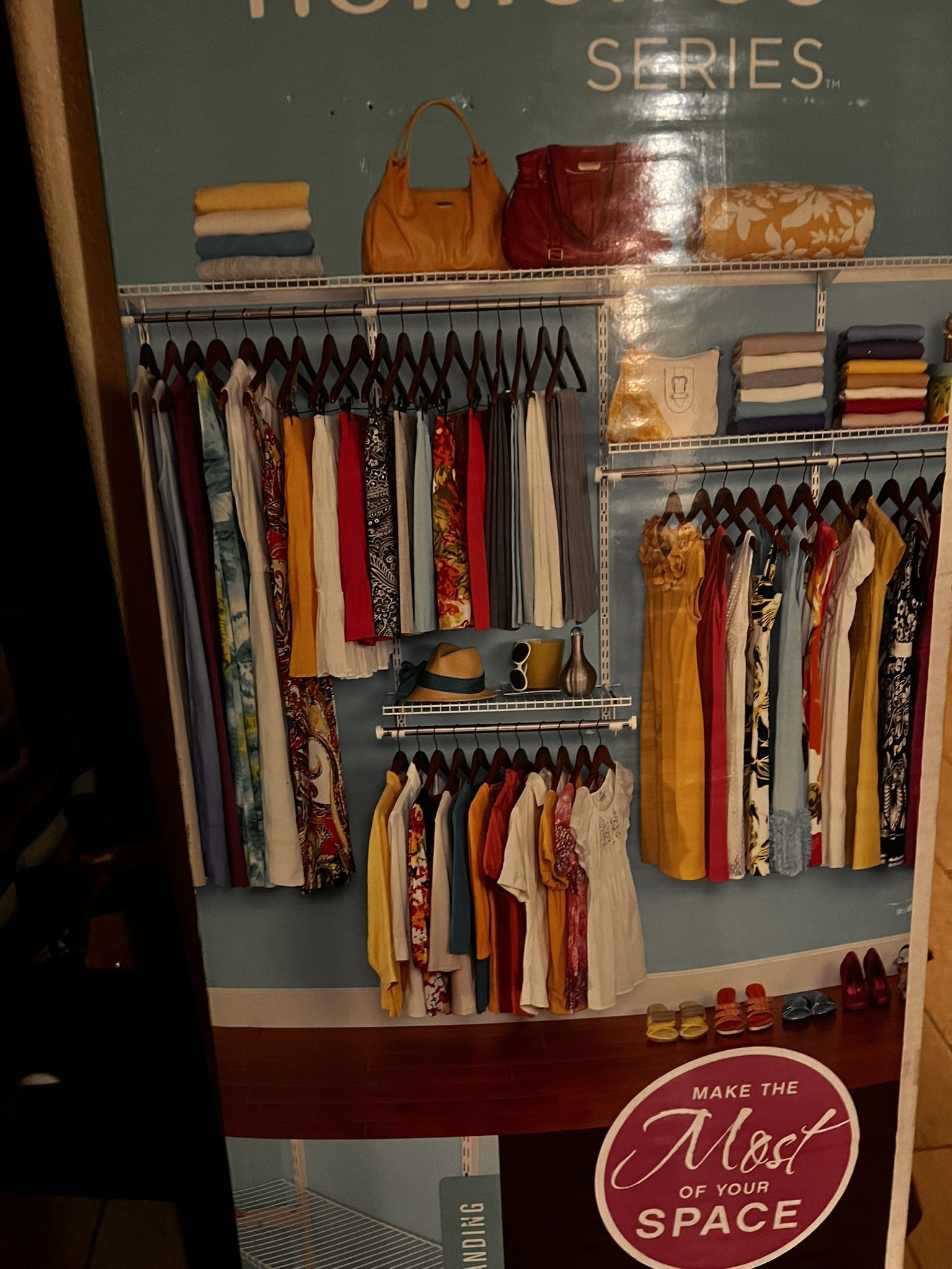 Closet organizer new