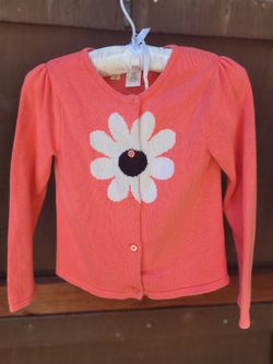 Daisy Button Up Sweater