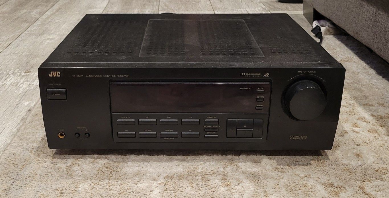 JVC RX-558v- 5.1 Ch Surround Sound AM FM Stereo Receiver