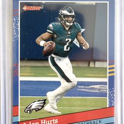 2021 Panini Donruss Football Throwback 91 Jalen Hurts