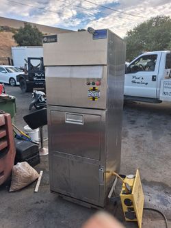 Stainless steel commercial trash compactor