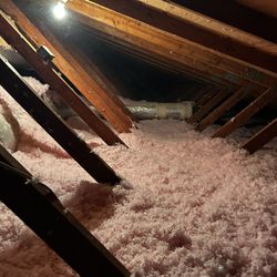 Attic Fiberglass Blow In 
