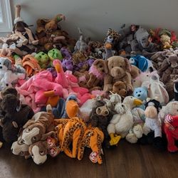 Lot Of 154 Brand New Beanie Babies 