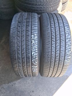 Pair 225/60/18 Goodyear Eagle