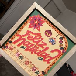 Christmas Wall decor - “Feliz Navidad”