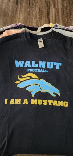 Walnut Football I Am A Mustang