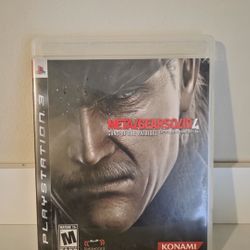 PS3 Game- METAL GEAR SOLID 4