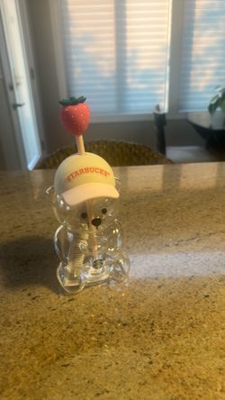 Starbucks strawberry bear cup