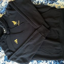 Men's adidas Black Mexico National Team 2025 Third Jersey DNA Pullover Hoodie