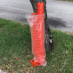 New Orange Security Fencing 4’x60’