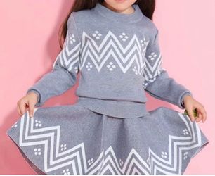 Girl’s Knit Sweater and Skirt Set size 2t