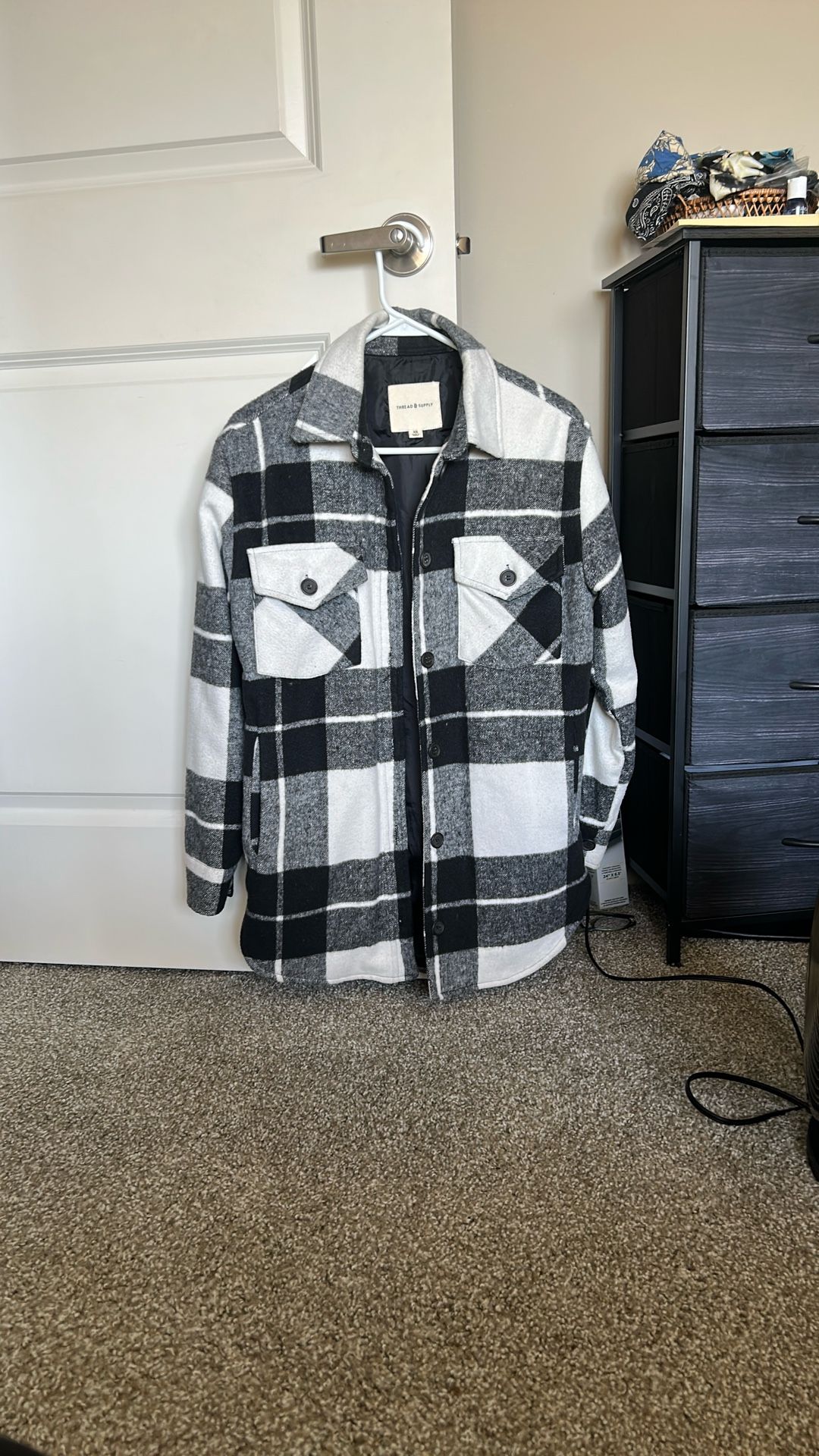 Thread & Supply Plaid Peacoat 