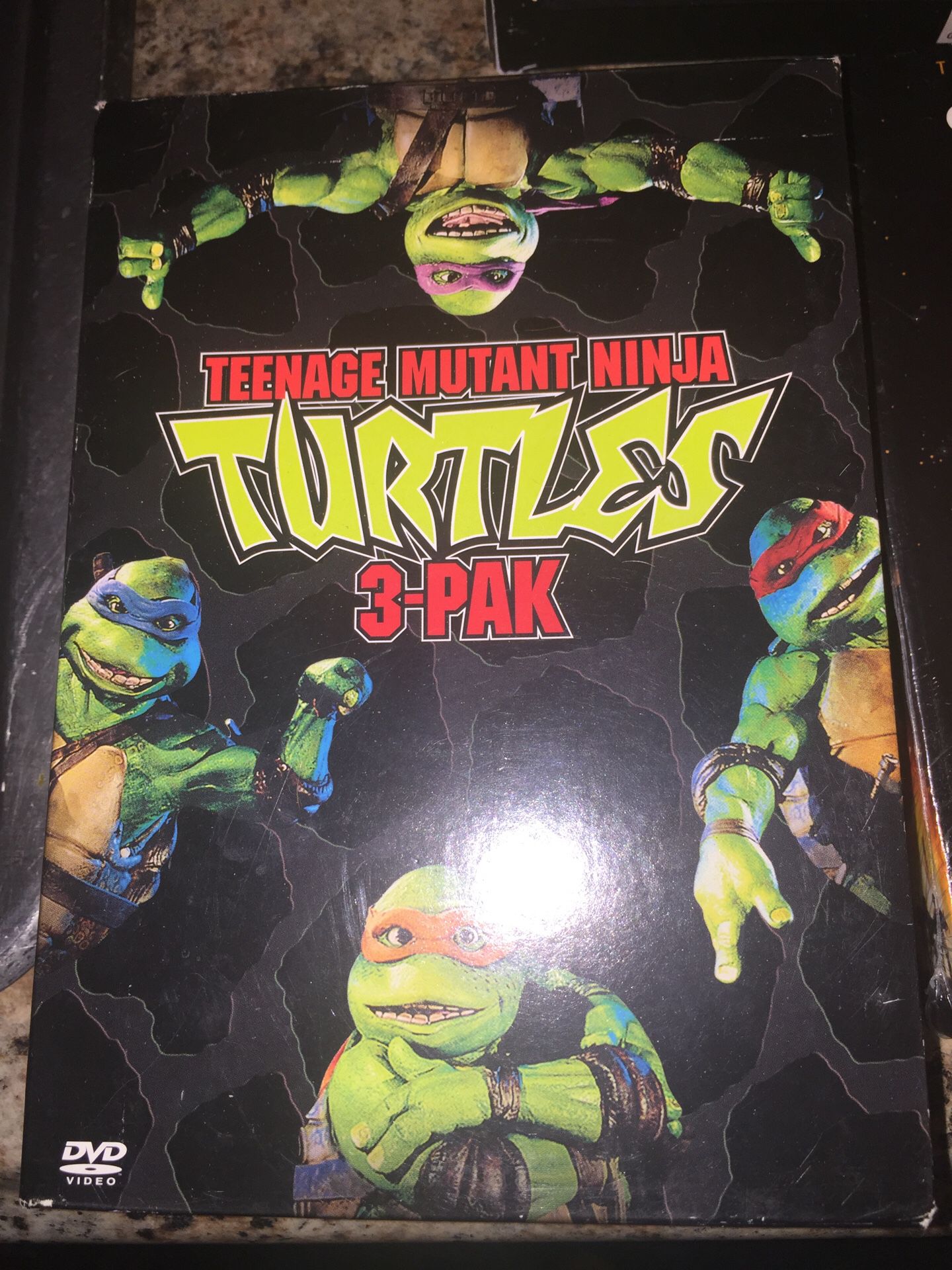 Teenage mutant ninja turtles 3 pak dvds