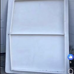 Custom Hand-Made Fiberglass & Starboard T-Top  This is a high-quality, custom-built T-top originally designed for a center console boat. It was never 
