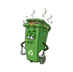 Do you have a dirty trash can?