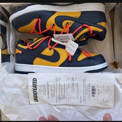 Offwhite Michigan Dunks