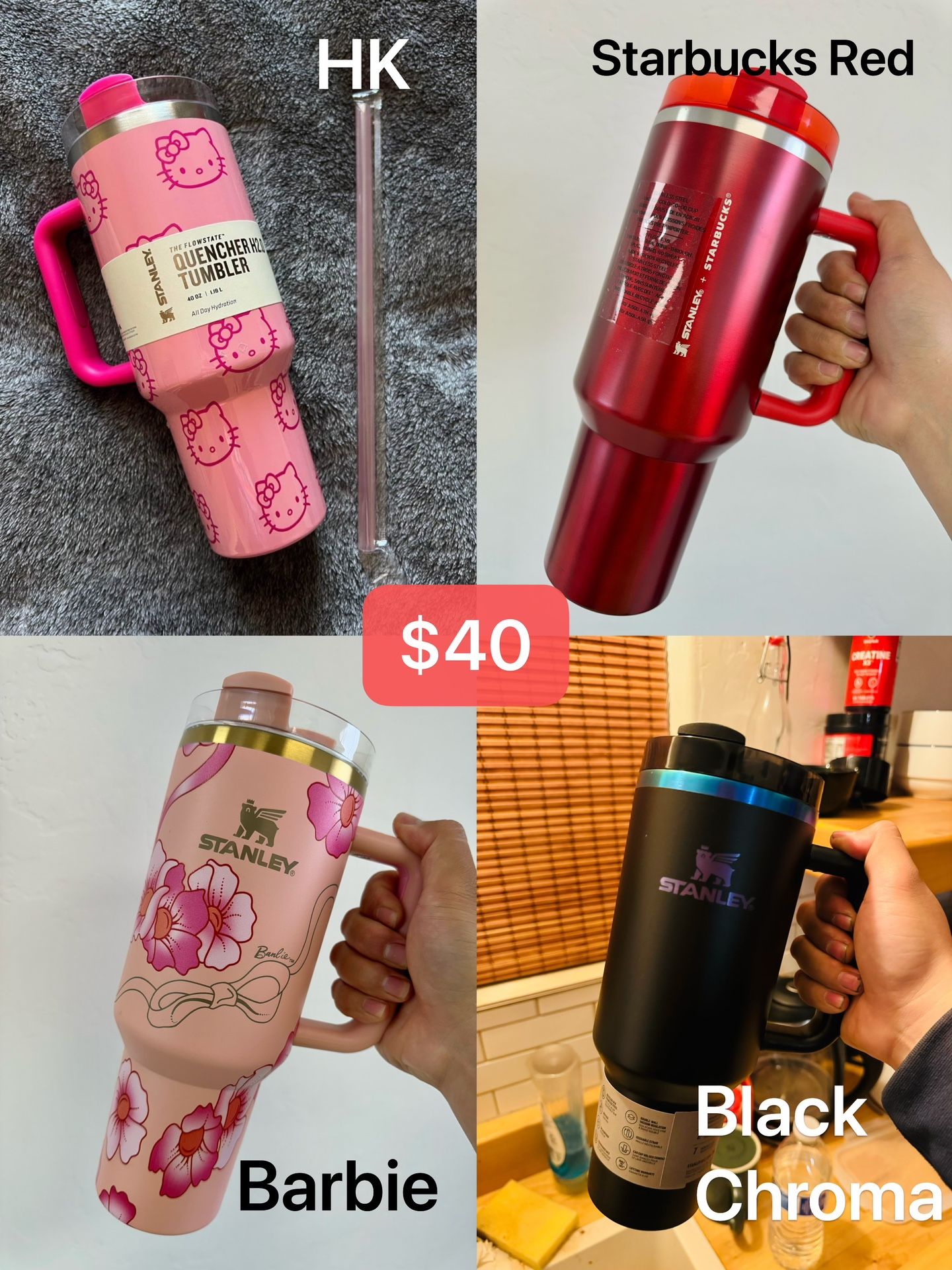 New Stanley Cup 40Oz