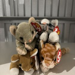 Ty Beanie Babies: Cat Bundle #2