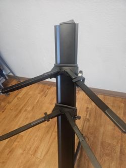 Miwayer Professional Heavy Duty Aluminum Alloy Keyboard Stand for 61, 76, 88 Keys with Carry Bag