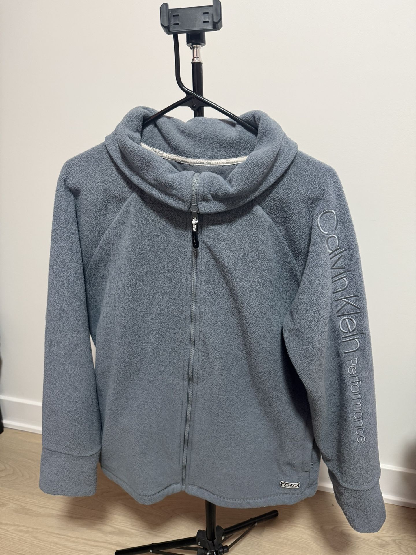 Calvin Klein Ladies' Performance Polar Fleece Grey Size Large