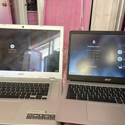 Two Acer Chromebooks