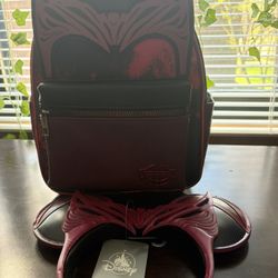 Scarlet Witch (BioWorld) Loungefly Bag & Scarlet Witch Ears 