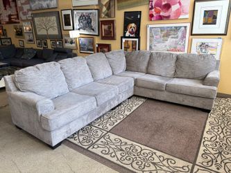 ASHLEY Sandy Grey Fabric L Sectional