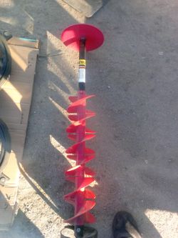 Ice Auger 39 in. Length Ice Auger Bit Auger Drill with 11.8 in. Extension Rod ;