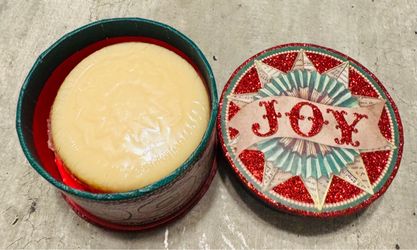 Punch Studio Christmas JOY 3.5 Oz Soap In Keepsake. New Never Opened.