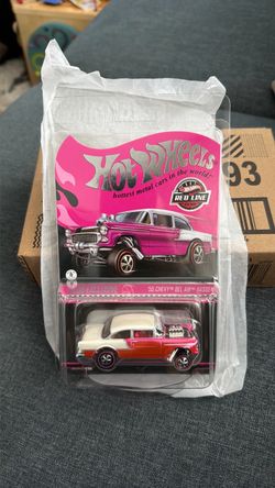Hot Wheels RLC Club Exclusive '55 Chevy Bel Air Gasser Pink AG5