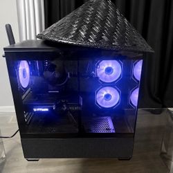 Custom Built Gaming PC – Ryzen 5 5500 + RTX 3070 | 16GB RAM | 512GB NVMe | Black & White RGB | Windows Pre-Installed | WiFi 6