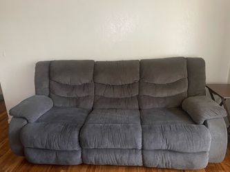 Sofa and love seat recliners used but still in good condition