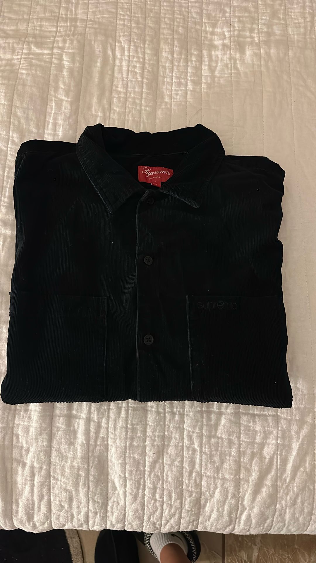 Supreme corduroy button up