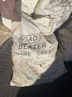 Road blazer commercial truck tire chains set of 4 model 2247QC