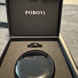 Pobovi Smart Ring Black 7 New Open Box
