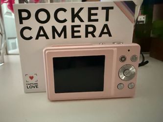 Pink digital camera