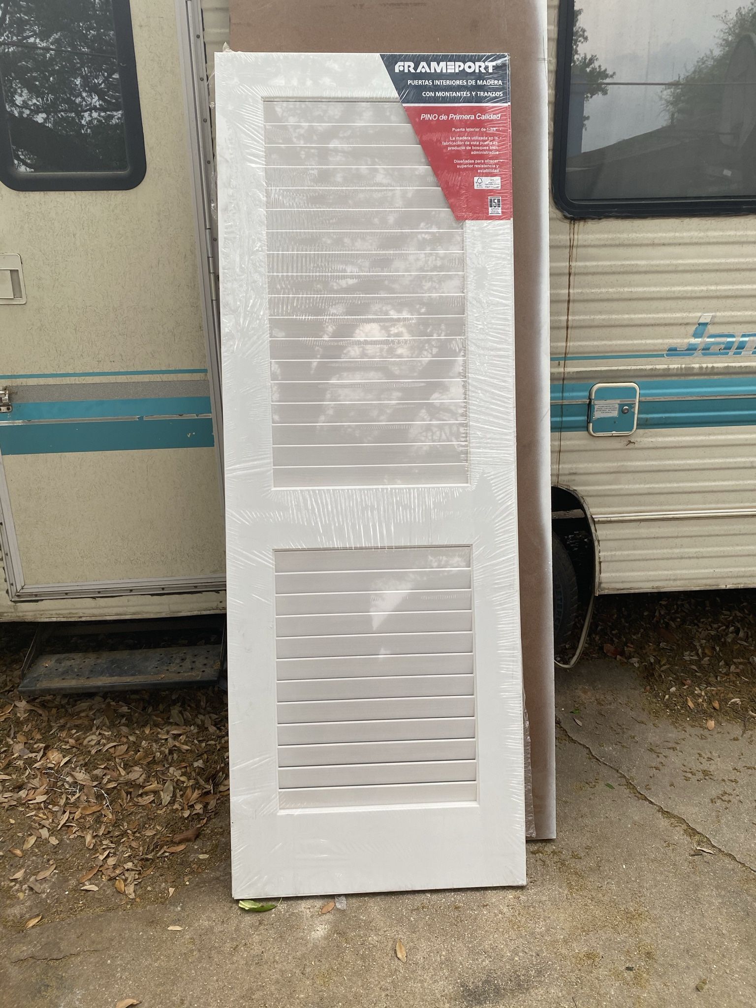 80$ Louver Door For Sale Brand New!