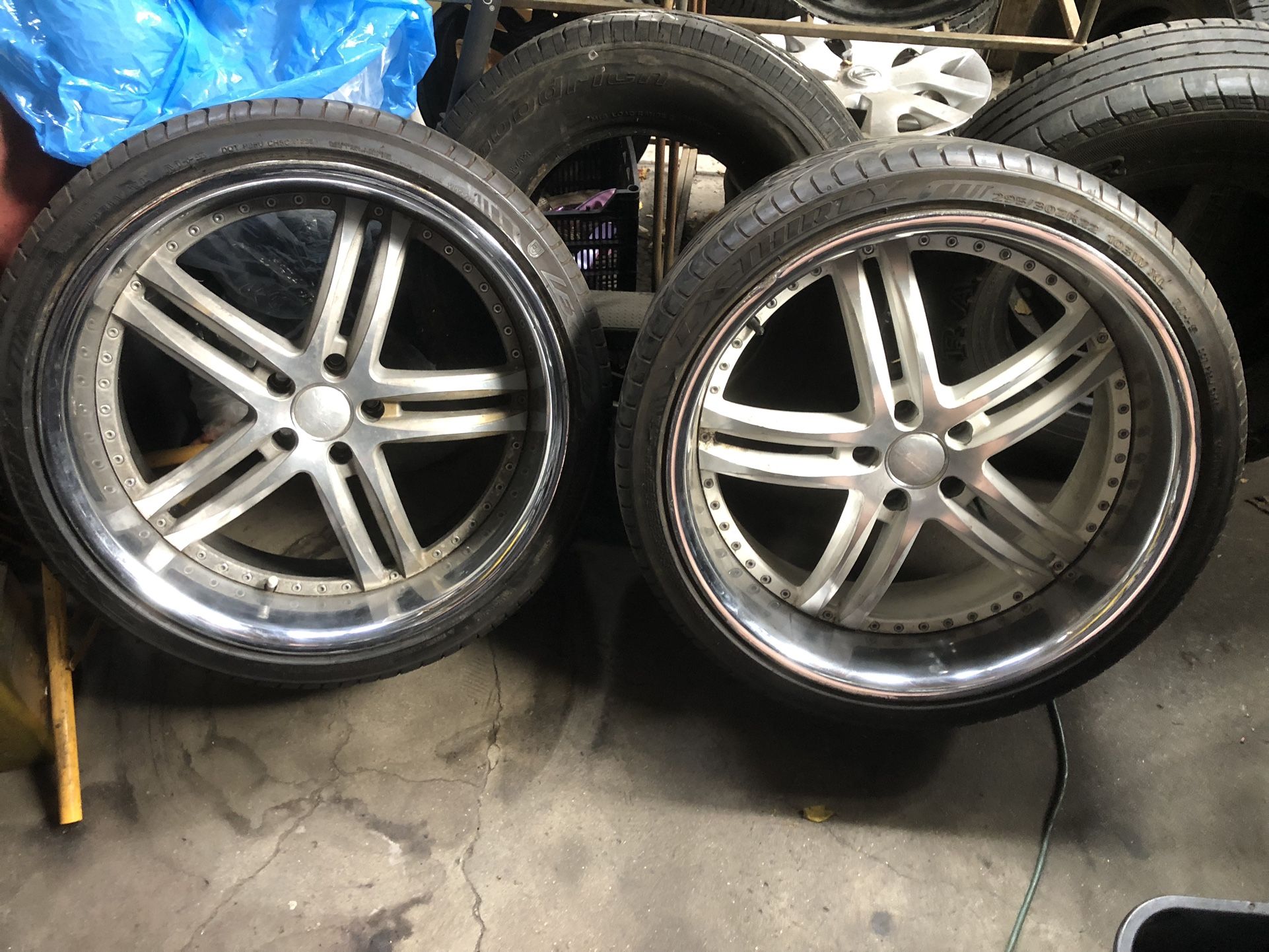 I’ll TRADE ANY OF THIS SET OF WHEELS FOR 20” Irocs 5x120
