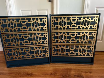 Blue nightstands/small dressers