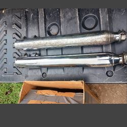 Harley Electra Glide Slip On Pipes 1(contact info removed)(Used)