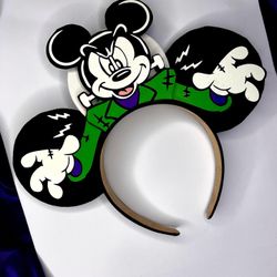 Mickey Frankenstein Monster Minnie Ears 